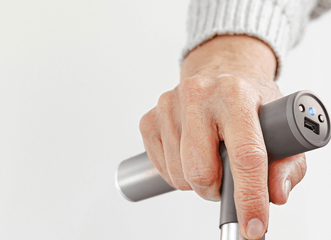 Advanced walking stick with sensors