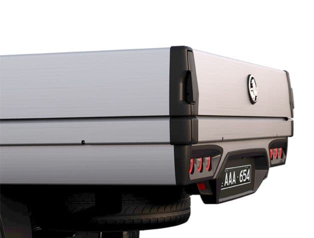 Concept of tray rear corner