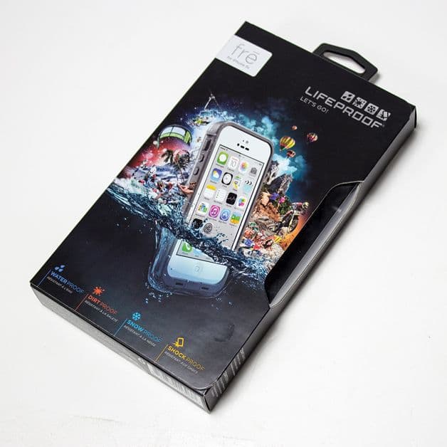 Lifeproof box outside
