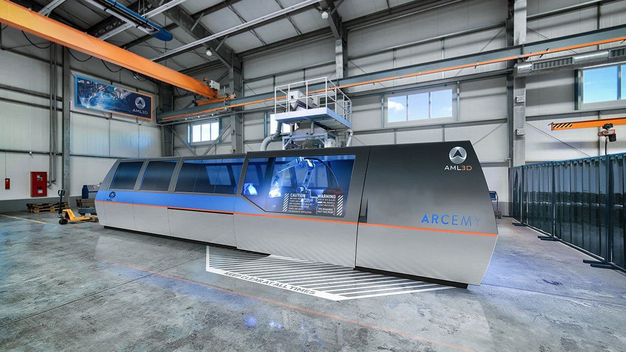 Render of the right side of the welding module