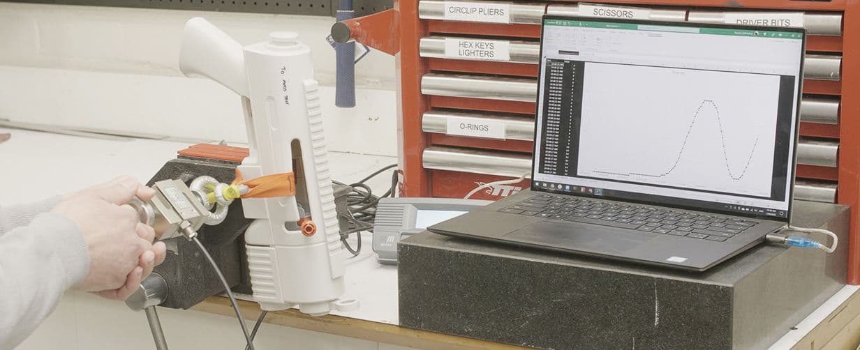 mechanical strength testing of a Beta prototype in the lab