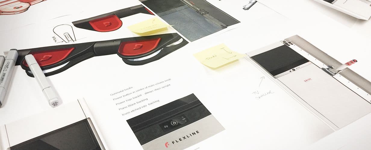 Renders of in-home exercise system