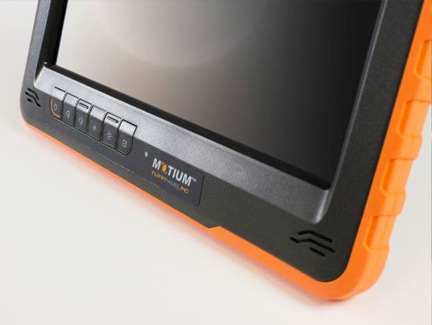 Showing the front right of the screen