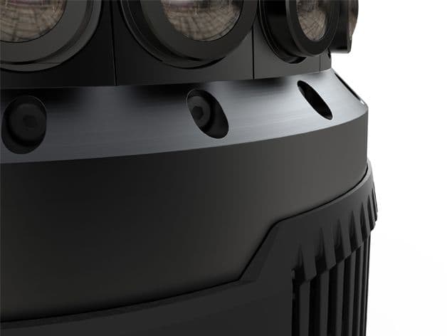 Close up of the precision engineered casing