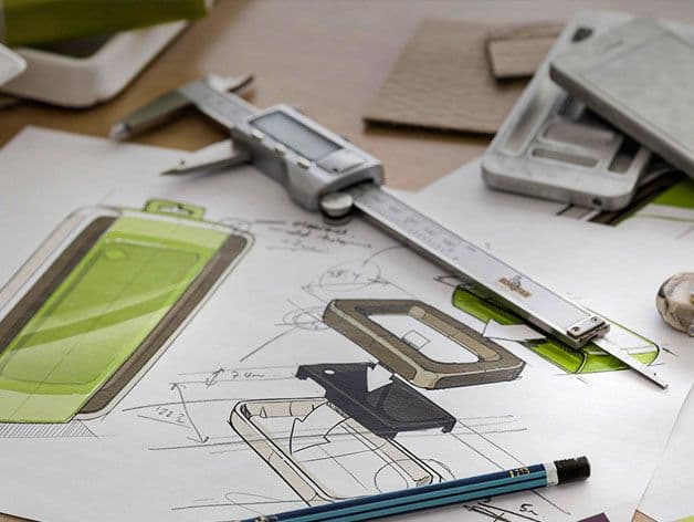 Concept on desk with instruments