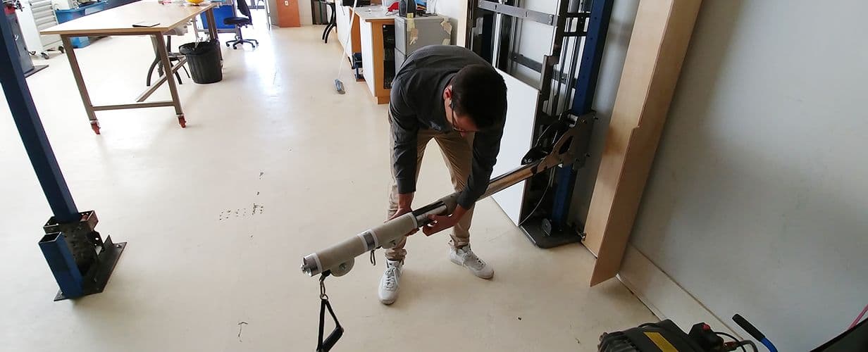 CDP of in-home exercise system with some mechanical parts