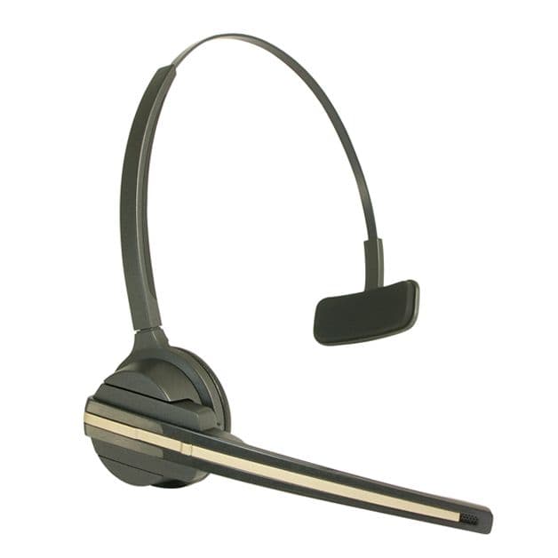 Headset showing microphone arm