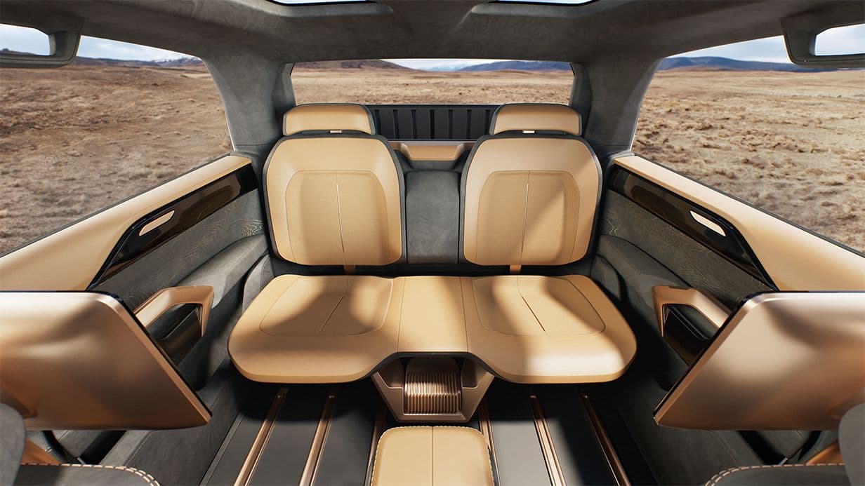 VF Wild rear passenger interior