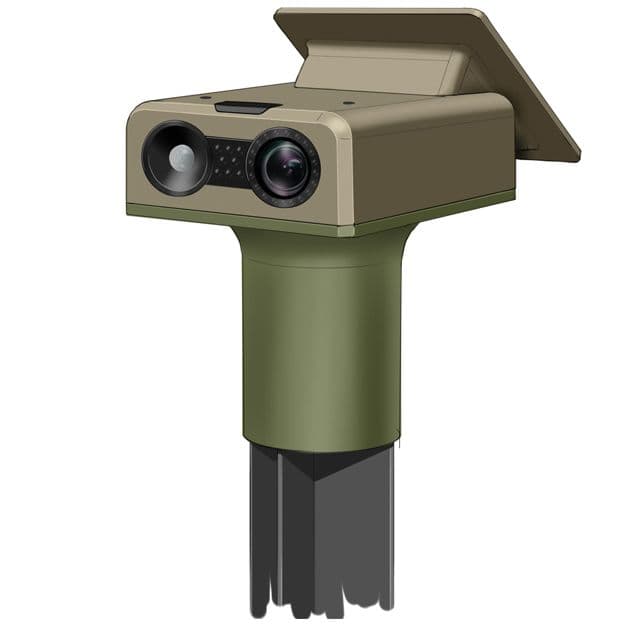 Concept artwork of the upper unit attached to post