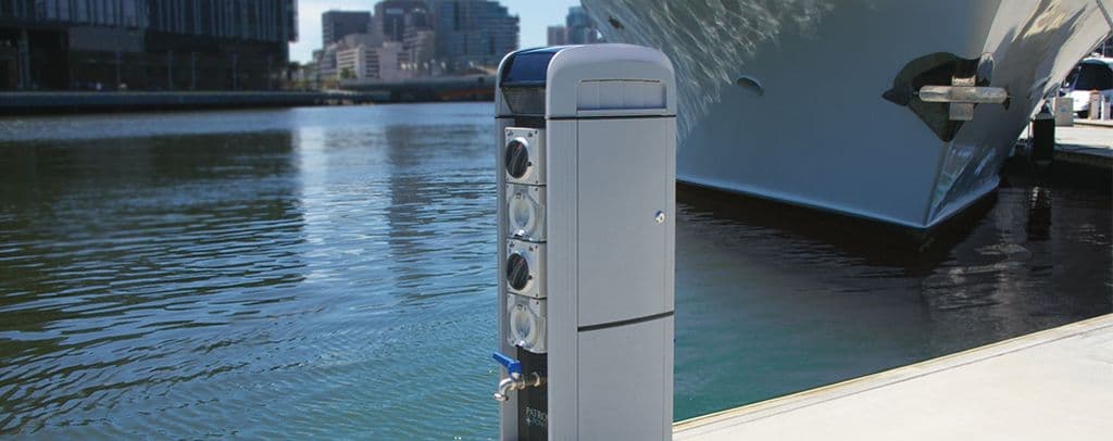 Actual Mpod unit at a dock