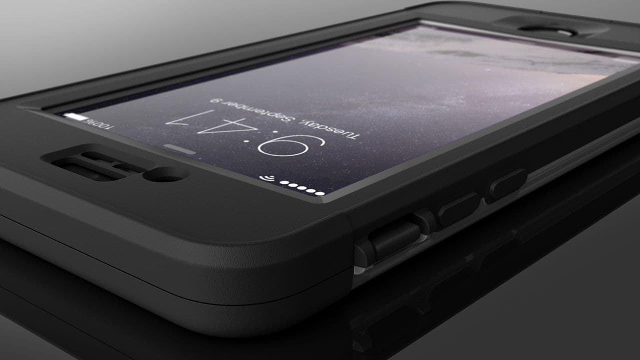 Closeup of the case design