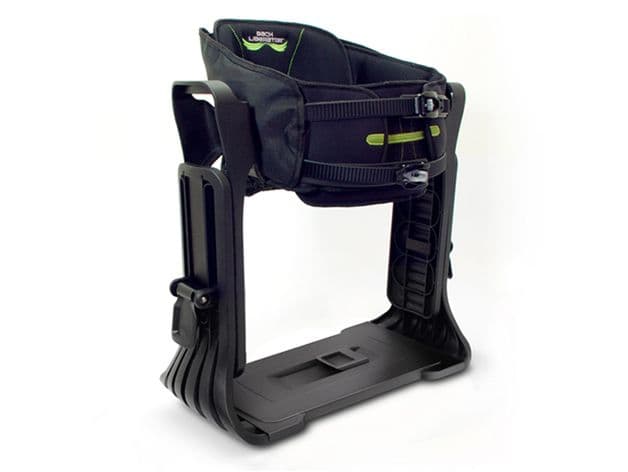 Liberator strapping and support frame, front view