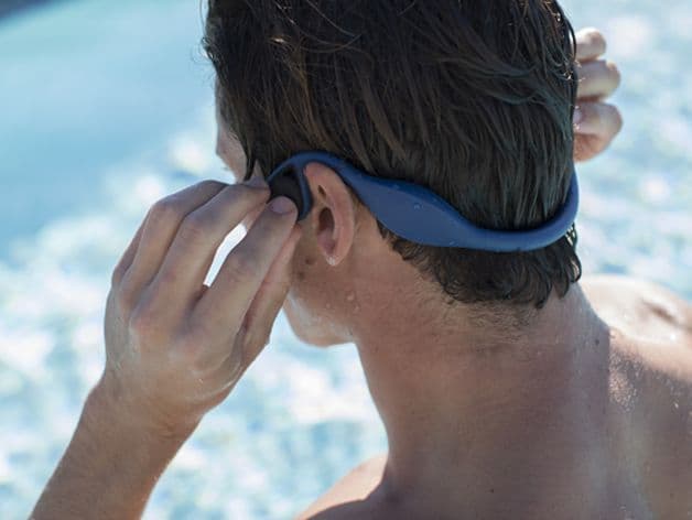 Zygo fit on a swimmers head