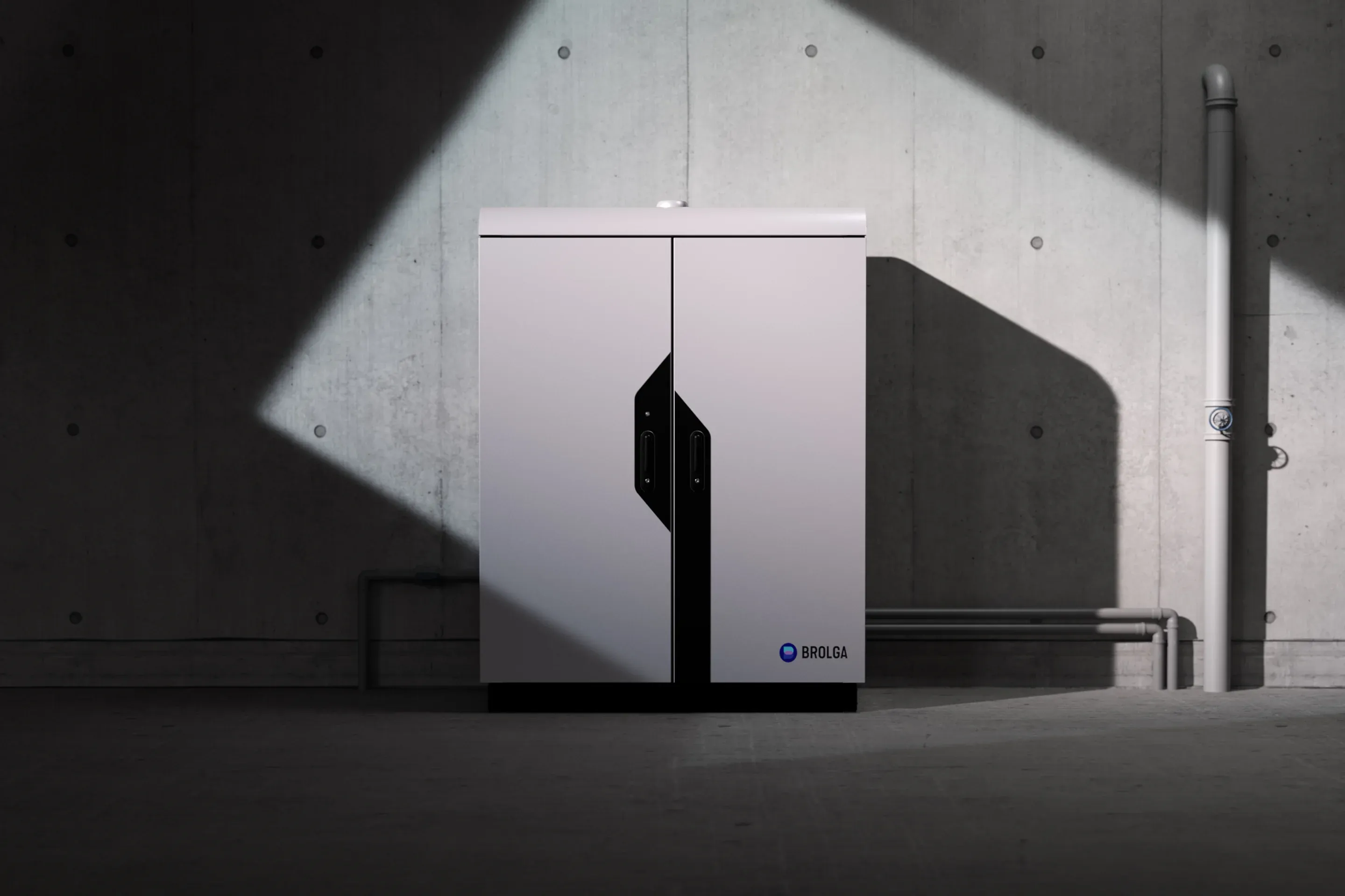 Concept render of the unit in dramatic lighting
