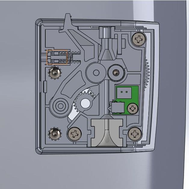 3D model of the filament alignment system