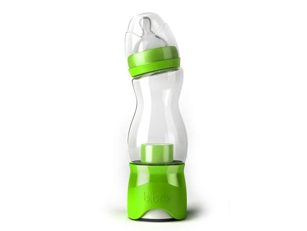 Bottle in light green