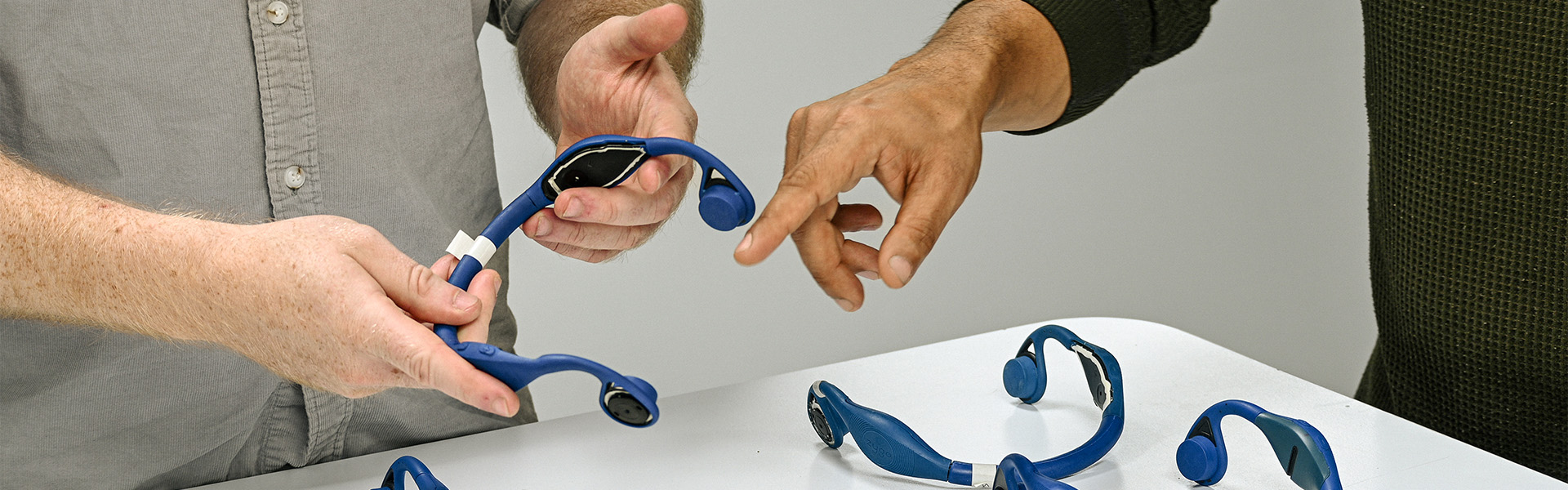 industrial designers testing product designs