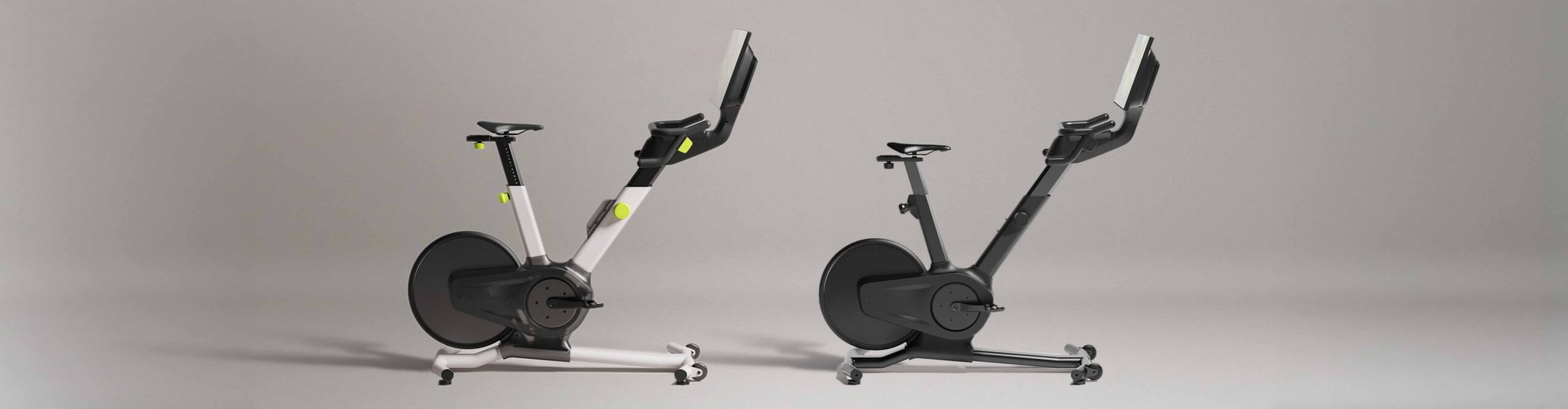 version 1 and 2 smart exercise bike designs
