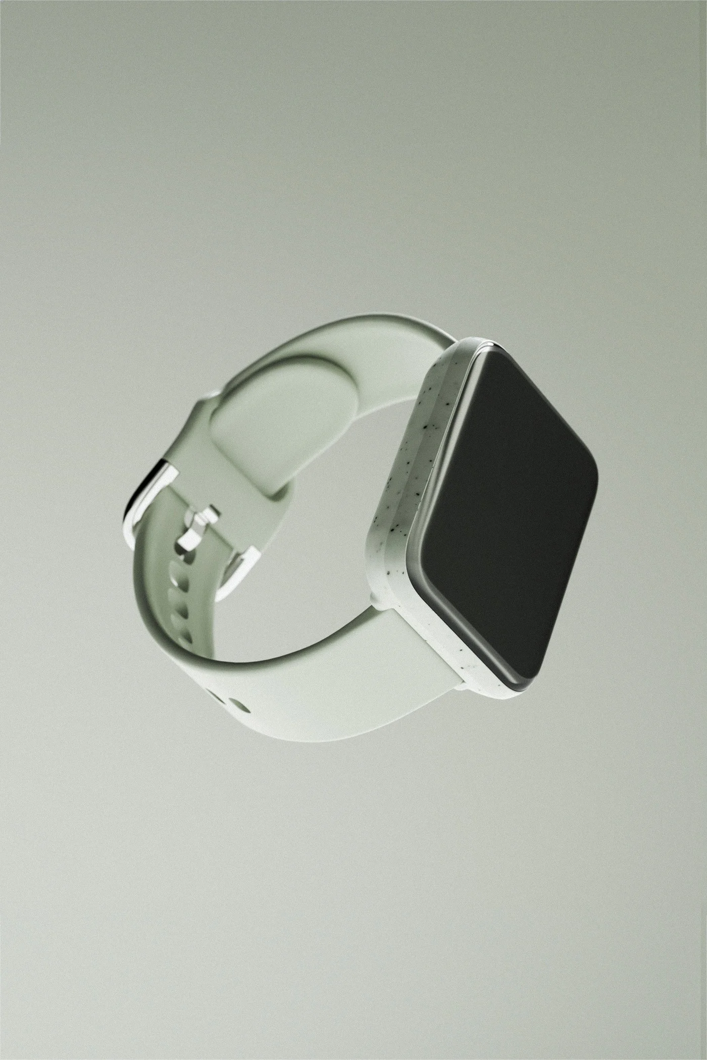 Product Rendering of the Outerspace developed Parkinson's tracking watch for Global Kinetics. The rendering shows different colourways available