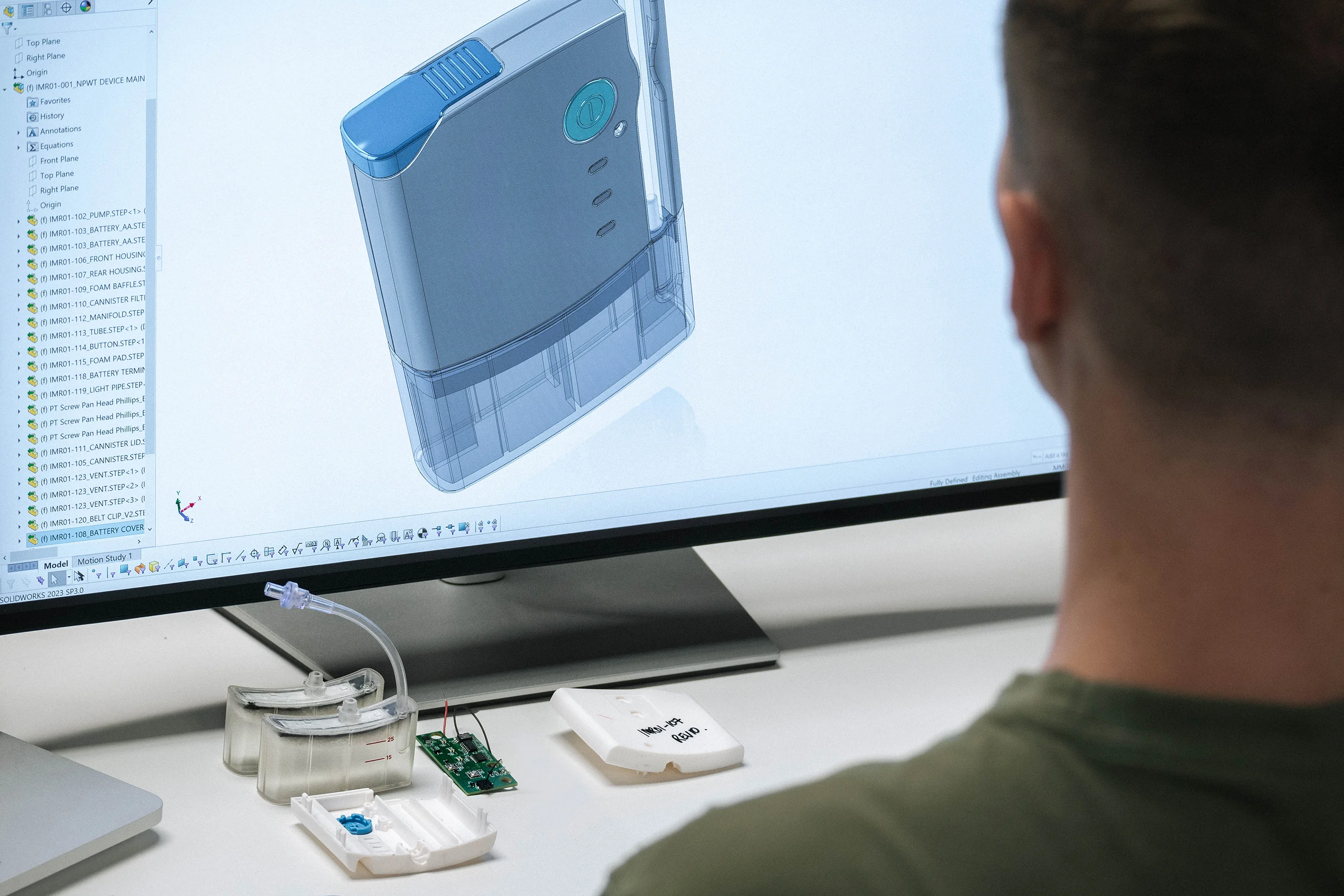 CAD overview of the Vacuum Pump design