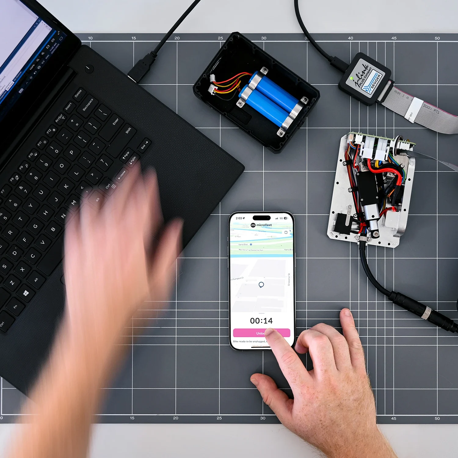 OUTERSPACE MICROFLEET FW Microfleet Firmware REV1 Square