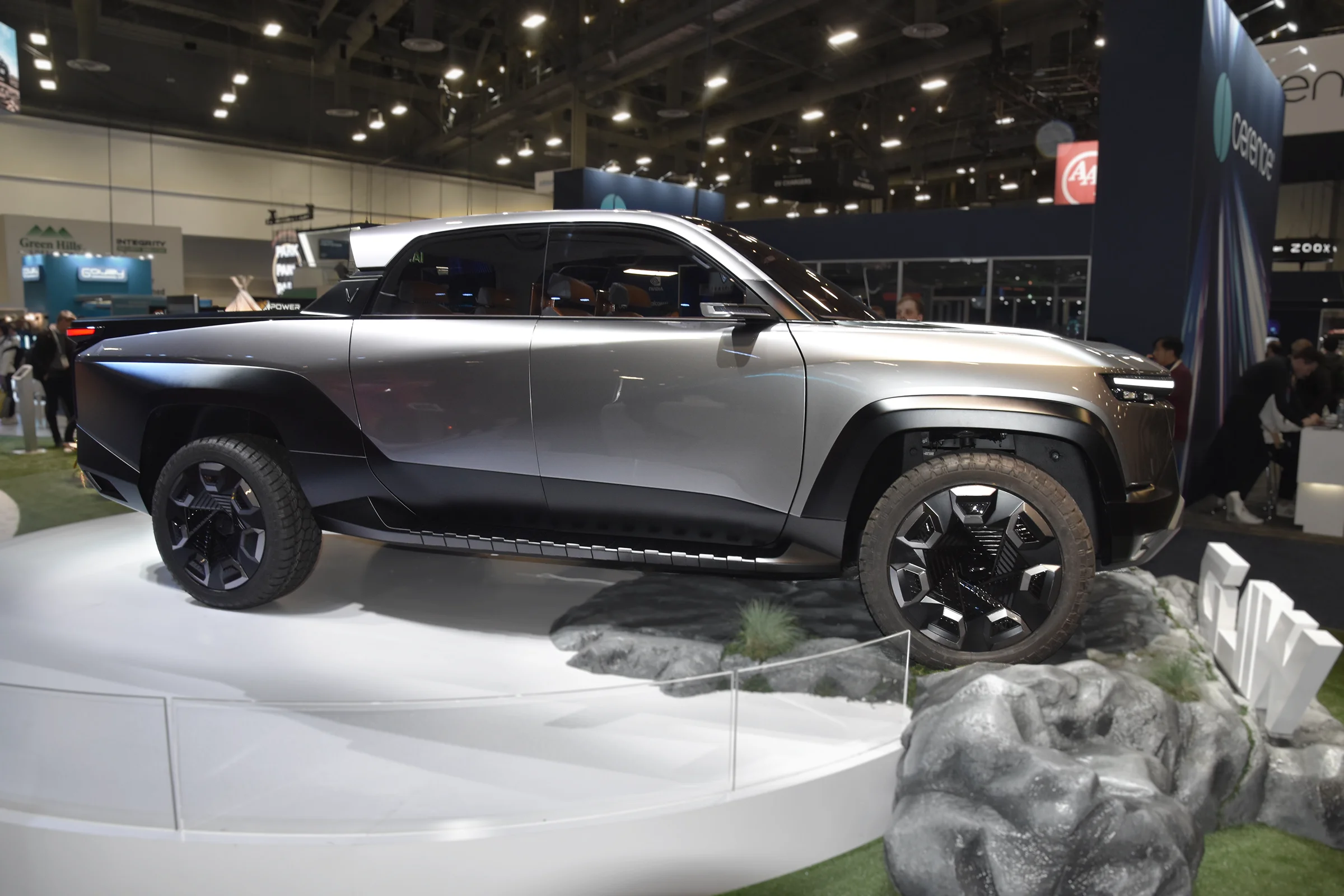 Vinfast VF Wild designed by Gomotiv Outerspace Design and launched at CES 2024. Car Design. Digital Sculpting. Automotive design