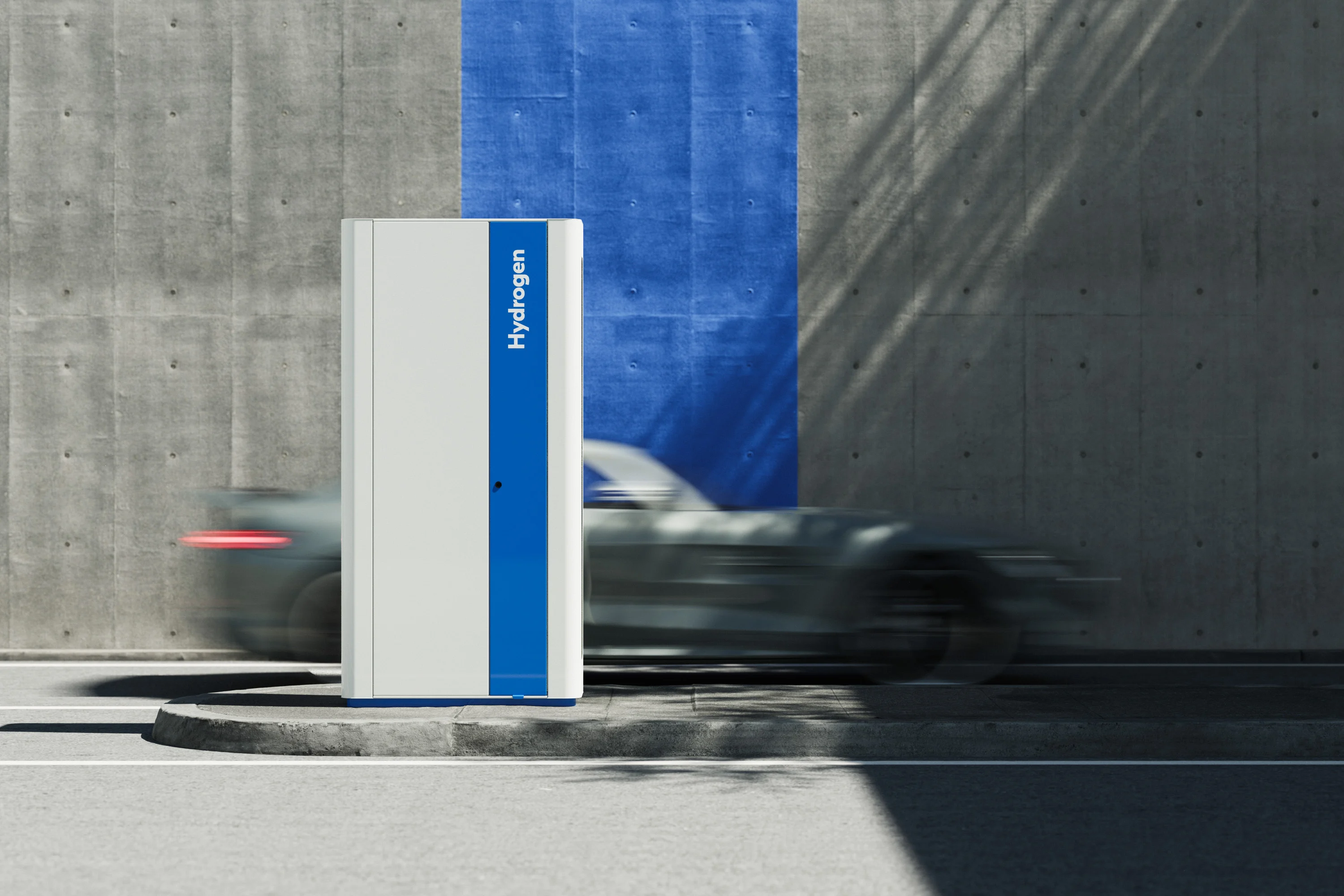 Hydrogen Fuel Dispenser designed by Outerspace for Chinese client Hyfun Energy