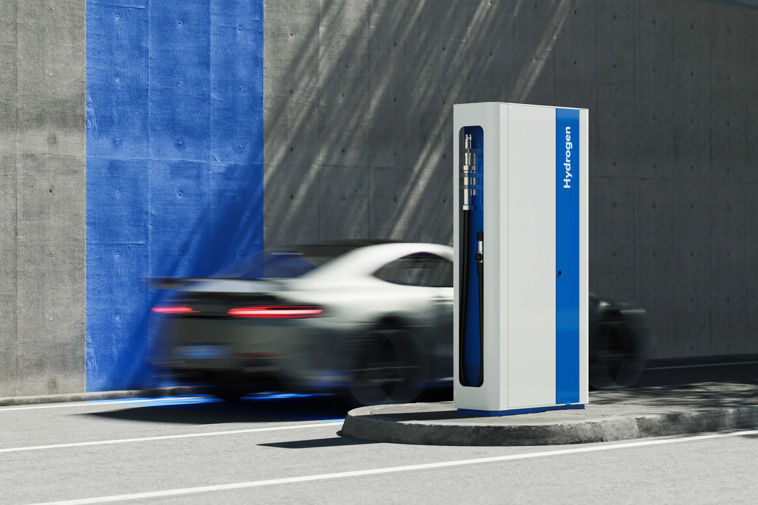 Hydrogen Fuel Dispenser designed by Outerspace for Chinese client Hyfun Energy