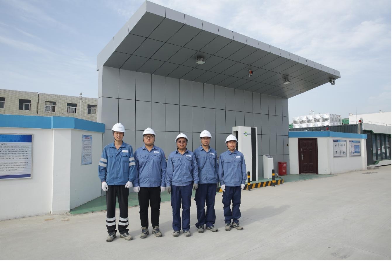 Hydrogen Fuel Dispenser designed by Outerspace for Chinese client Hyfun Energy
